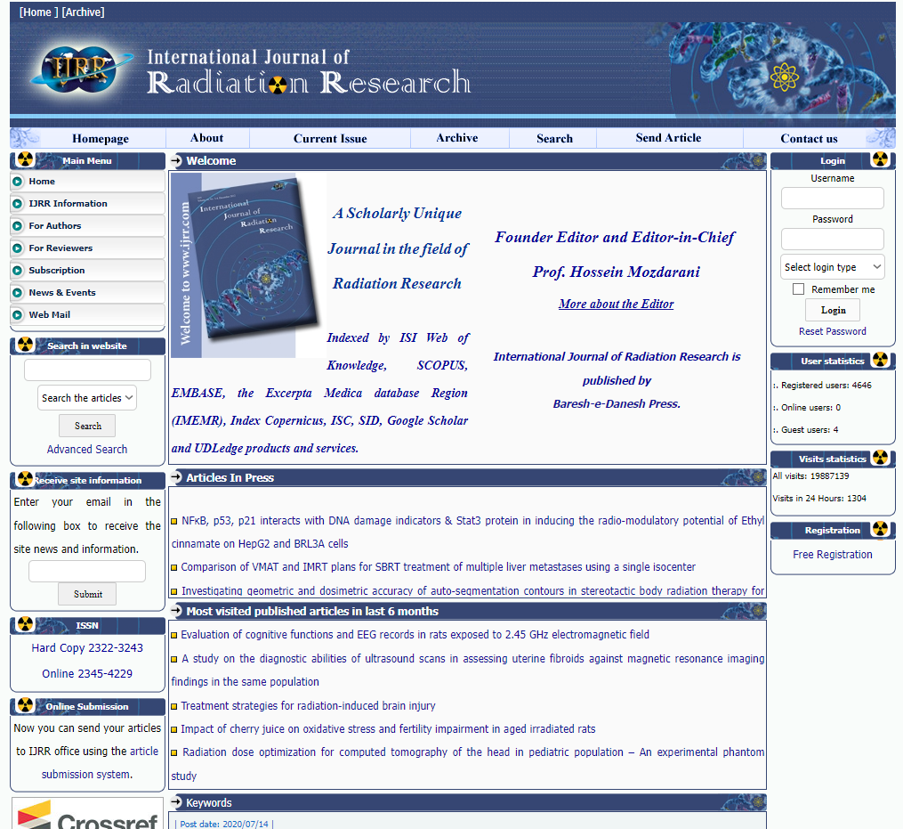International Journal of Radiation Research